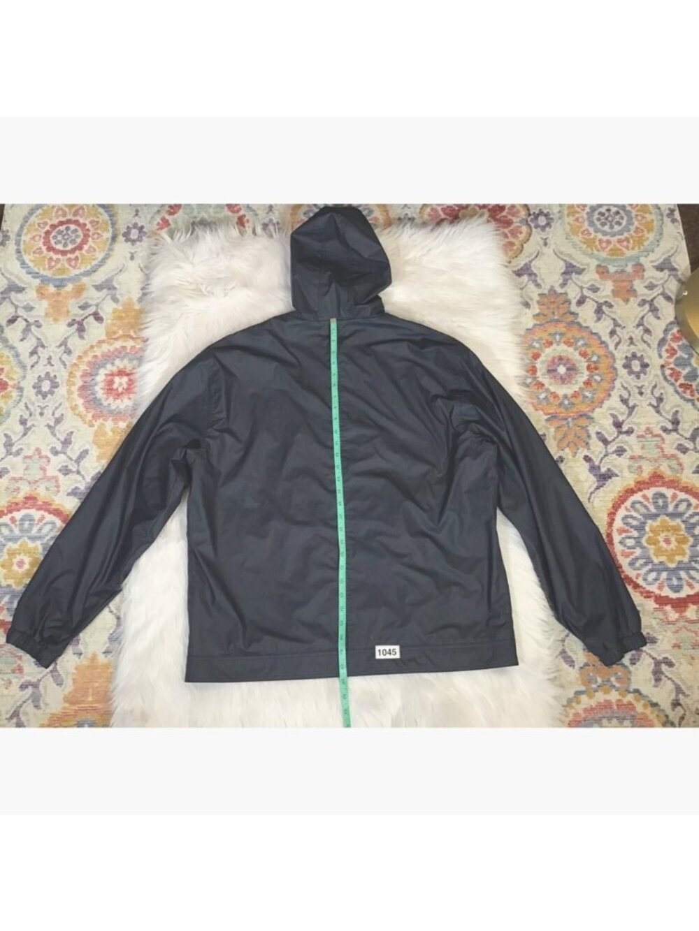 Weatherproof Mens Windbreaker Jacket XL Navy Blue Pockets Lightweight Solid - Picture 6 of 6